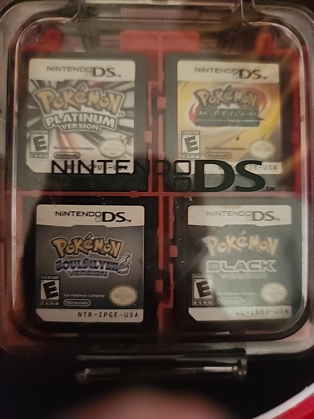 Nintendo DS Lite Coral Pink Bundle + 8 Games, Case & Charger Fully Tested